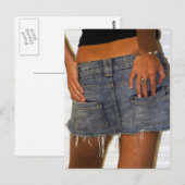 Het briefkaart jeans (Voorkant / Achterkant)