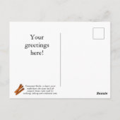 Het Briefkaart Kaneel schetsen aanpassen (Achterkant)