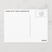 Het briefkaart Kiss / Il Bacio (Achterkant)