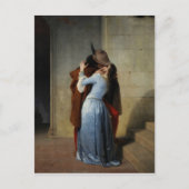 Het briefkaart Kiss / Il Bacio (Voorkant)