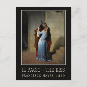 Het briefkaart Kiss / Il Bacio