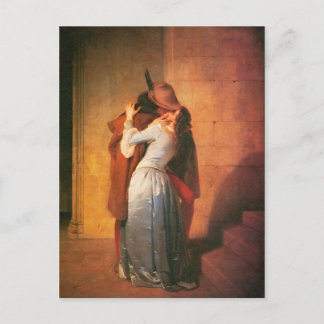 Het Briefkaart Kiss van Francesco Hayez