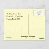 Het briefkaart KRIJGT UW SCHOPPEN OP ROUTE 66 (Achterkant)