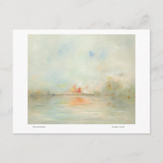 Het Briefkaart Landschapsverf van de Houder van he (Voorkant)