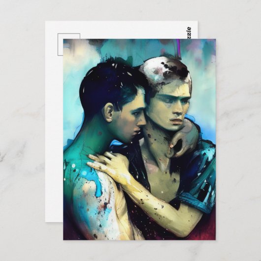 Het Briefkaart Lovers (Voorkant / Achterkant)