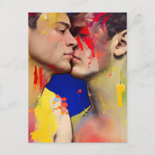 Het Briefkaart Lovers Kiss