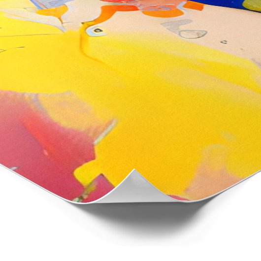 Het Briefkaart Lovers Kiss Poster (Hoek)