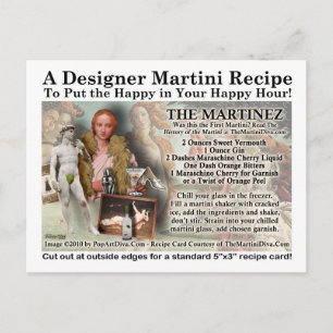 Het Briefkaart Martinez Martini Recipe
