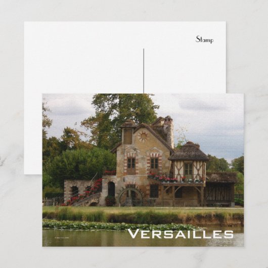 Het Briefkaart Mill Versailles (Voorkant / Achterkant)