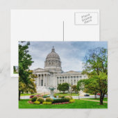 Het Briefkaart Missouri Capitol (Voorkant / Achterkant)