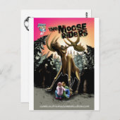 Het Briefkaart Moose Riders #1 (Voorkant / Achterkant)