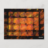 Het Briefkaart Muurlijstnummer (Achterkant)