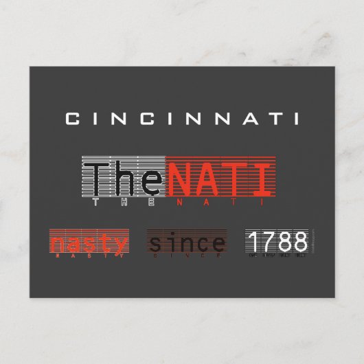 Het Briefkaart NATI (Cincinnati) 1788 (Voorkant)