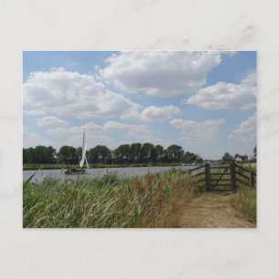 Het briefkaart Norfolk Broads