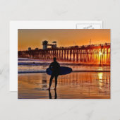 Het Briefkaart op zonsondergang bekijken (Voorkant / Achterkant)