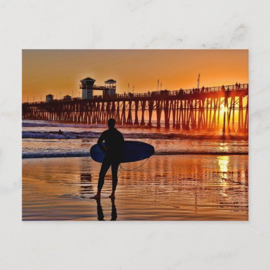 Het Briefkaart op zonsondergang bekijken (Voorkant)