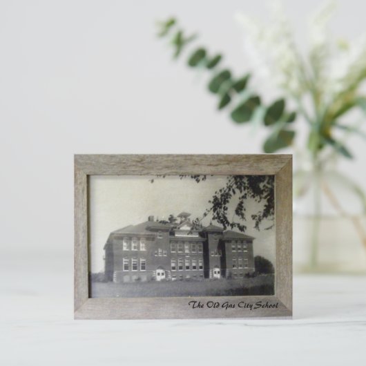 Het Briefkaart Oude School (Staand voorkant)