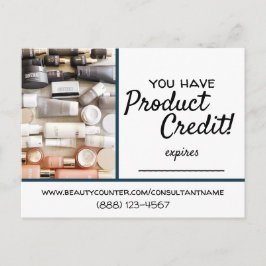 Het Briefkaart productkrediet Beautycounter