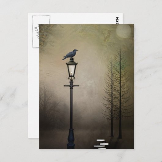 Het Briefkaart Raven citeren (Voorkant / Achterkant)