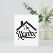 Het Briefkaart Real Rstate Agent Realtor (Staand voorkant)