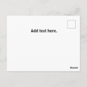 Het Briefkaart Real Rstate Agent Realtor (Achterkant)