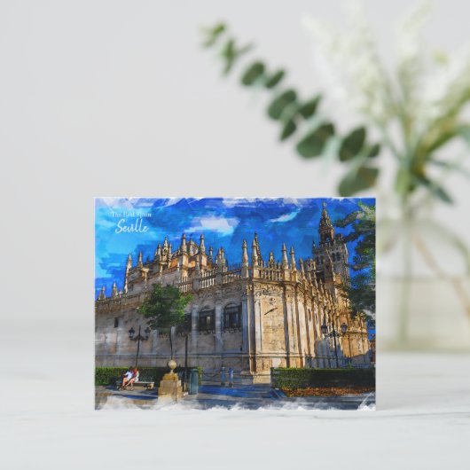 Het Briefkaart Real Spanje — Sevilla (Staand voorkant)