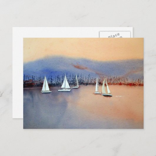 Het Briefkaart Regatta (Voorkant / Achterkant)