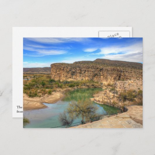 Het Briefkaart Rio Grande (Voorkant / Achterkant)