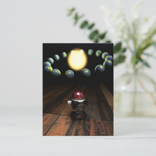 Het Briefkaart Robot (Staand voorkant)