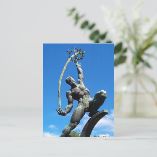 Het Briefkaart Rocket Thrower (Staand voorkant)