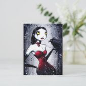 Het briefkaart Rode Vogel (Staand voorkant)