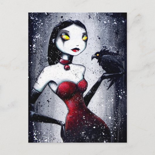 Het briefkaart Rode Vogel (Voorkant)