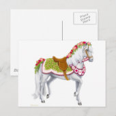 Het Briefkaart Roos paarden (Voorkant / Achterkant)