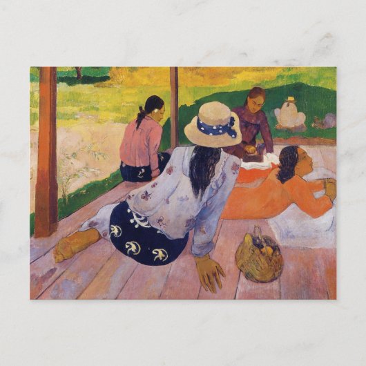 Het Briefkaart Siesta - Paul Gauguin (Voorkant)