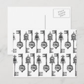 Het Briefkaart Sleutelhanger (Voorkant / Achterkant)