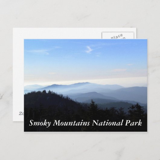 Het Briefkaart Smoky Mountains (Voorkant / Achterkant)