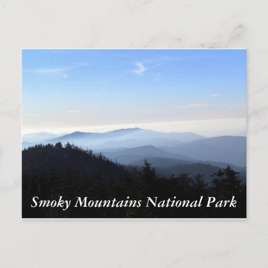 Het Briefkaart Smoky Mountains (Voorkant)
