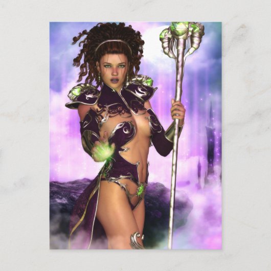 Het Briefkaart Sorceress (Voorkant)