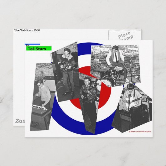 Het Briefkaart Tel. sterren (Voorkant / Achterkant)