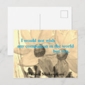 Het Briefkaart Tempest Shakespeare (Voorkant / Achterkant)