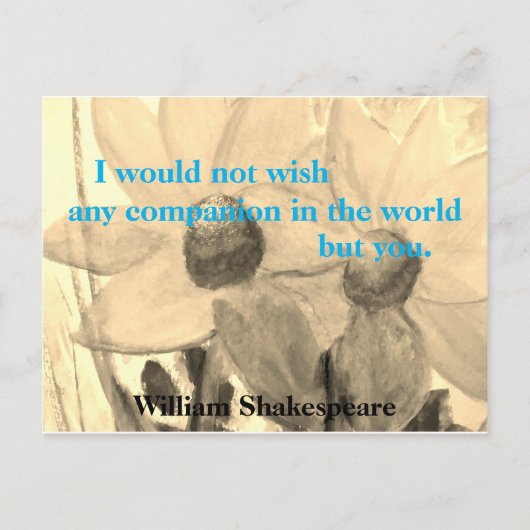 Het Briefkaart Tempest Shakespeare (Voorkant)