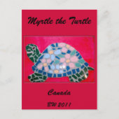 Het Briefkaart Turtle Canada (Voorkant)
