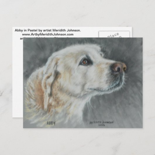 Het briefkaart van Abby (Voorkant / Achterkant)