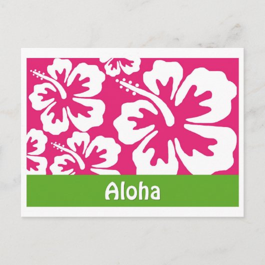 Het Briefkaart van Aloha (Voorkant)