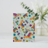 Het Briefkaart van Alpacas (Staand voorkant)