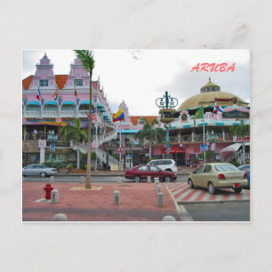 Het Briefkaart van Aruba van Oranjestad