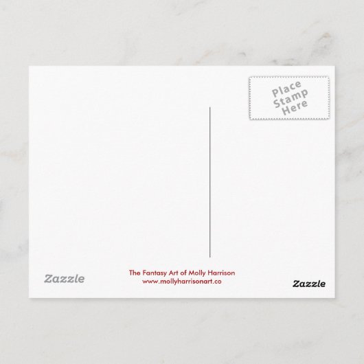 Het Briefkaart van Autumn Fairy (Achterkant)