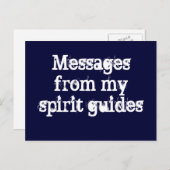 Het Briefkaart van berichten (Voorkant / Achterkant)