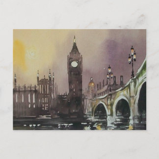 Het Briefkaart van Big Ben Londen Engeland