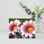 Het briefkaart van bloemen (Staand voorkant)
